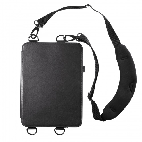 iPad Pro ケース（ケース・スタンド機能・ショルダーベルト・ハンドベルト・ペンホルダー・ブラック・iPad Pro 11インチ（M4/2024））