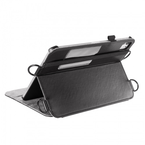 iPad Pro ケース（ケース・スタンド機能・ショルダーベルト・ハンドベルト・ペンホルダー・ブラック・iPad Pro 11インチ（M4/2024））