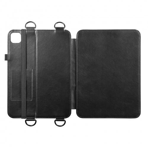 iPad Pro ケース（ケース・スタンド機能・ショルダーベルト・ハンドベルト・ペンホルダー・ブラック・iPad Pro 11インチ（M4/2024））