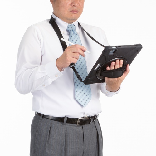 iPad Air ケース（耐衝撃・ハンドル・スタンド・ショルダーベルト・タッチペン収納・iPad Air 11インチ（M2/2024））