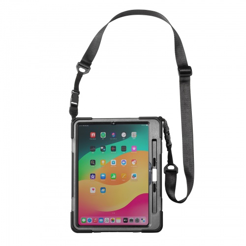 iPad Pro ケース（耐衝撃・ハンドル・スタンド・ショルダーベルト・タッチペン収納・iPad Pro 11インチ（M4/2024））