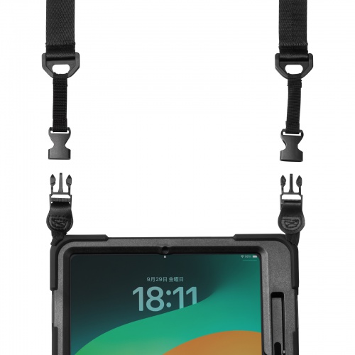 iPad Pro ケース（耐衝撃・ハンドル・スタンド・ショルダーベルト・タッチペン収納・iPad Pro 11インチ（M4/2024））