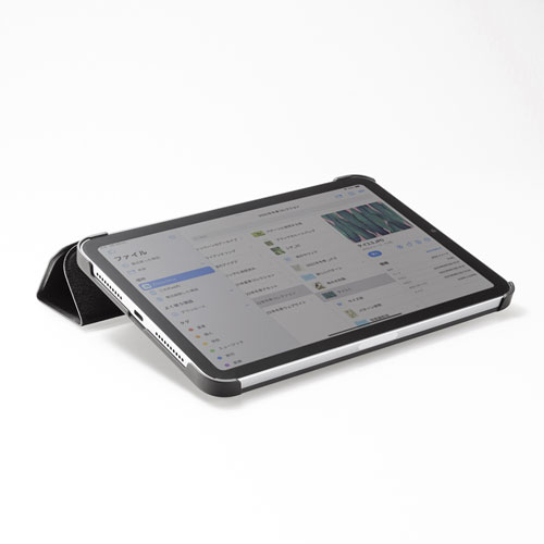 iPad mini 2021 ソフトレザーケース（ブラック）
