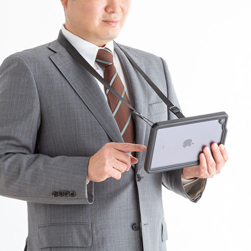 iPad mini 耐衝撃防水ケース（IP68準拠・防水・防塵ケース・簡易ストラップ付き） PDA-IPAD1816 サンワサプライ