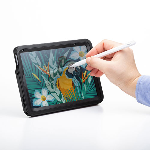 iPad mini 耐衝撃防水ケース（IP68準拠・防水・防塵ケース・簡易ストラップ付き） PDA-IPAD1816 サンワサプライ