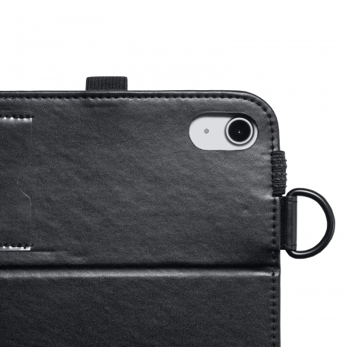 iPad10.9インチ ショルダーベルトケース（Apple 第10世代iPad 10.9インチ対応・スタンド機能付き・ブラック）