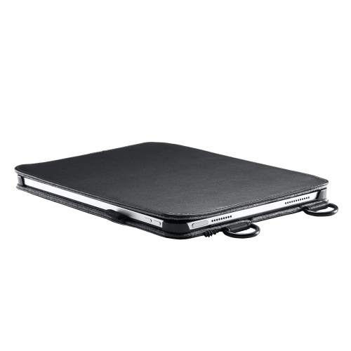 iPad10.9インチ ショルダーベルトケース（Apple 第10世代iPad 10.9インチ対応・スタンド機能付き・ブラック）