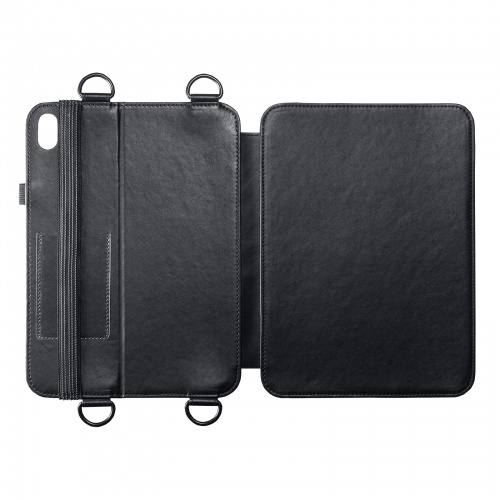 iPad10.9インチ ショルダーベルトケース（Apple 第10世代iPad 10.9インチ対応・スタンド機能付き・ブラック）