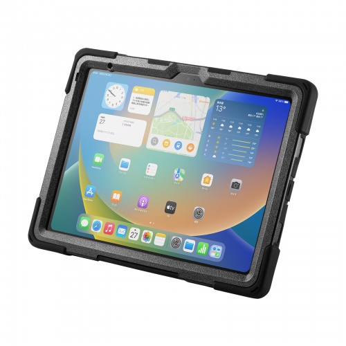 iPad10.9インチ 耐衝撃ケース（Apple 第10世代iPad 10.9インチ対応・360度回転ハンドル・スタンド・ショルダーベルト付き）