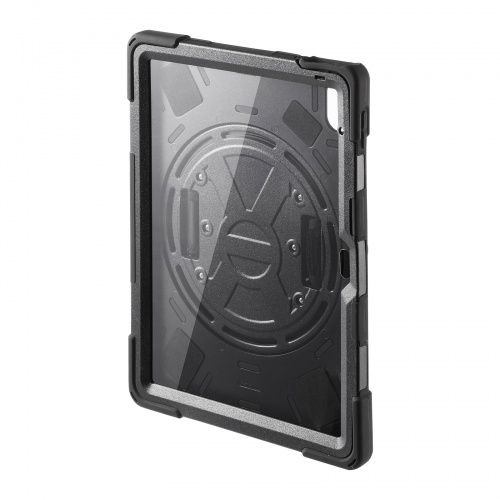 iPad10.9インチ 前面保護フィルター付耐衝撃ケース（Apple 第10世代iPad 10.9インチ対応・360度回転ハンドル・スタンド・ショルダーベルト付き）