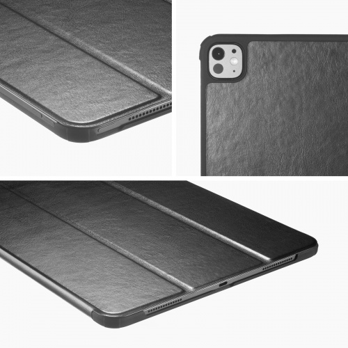 iPadケース（iPad Pro 13インチ 専用・合成皮革ケース・横置きスタンド・ソフトケース （M4/2024））