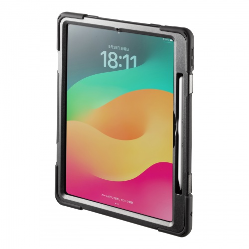 iPad Pro ケース（耐衝撃・ハンドル・スタンド・ショルダーベルト・タッチペン収納・iPad Pro 13インチ（M4/2024））
