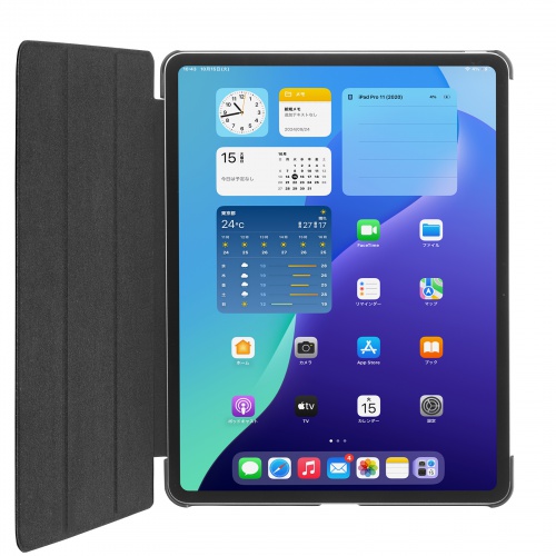 iPadケース（iPad Air 13インチ 専用・合成皮革ケース・横置きスタンド・ソフトケース （M2/2024））