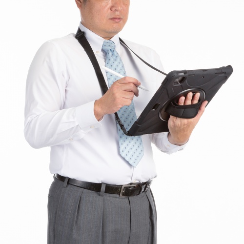 iPad Air ケース（耐衝撃・ハンドル・スタンド・ショルダーベルト・タッチペン収納・iPad Air 13インチ（M2/2024））