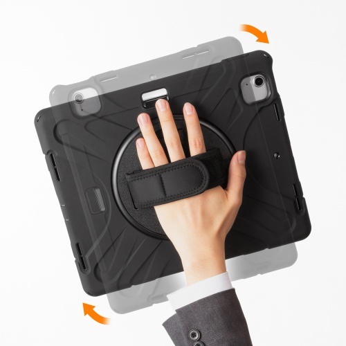 iPad Air ケース（耐衝撃・ハンドル・スタンド・ショルダーベルト・タッチペン収納・iPad Air 13インチ（M2/2024））