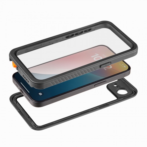 iPhone16e用 防水ケース（耐衝撃・防塵・IP68・全面保護・ストラップホール）