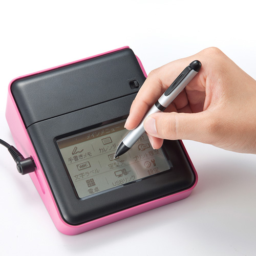 タッチペン（ノック式・コンパクト・入力・シルバー） PDA-PEN15N