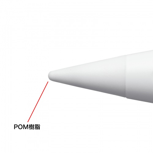 ipadタッチペン （タッチペン・充電式・細い・鉛筆型・おすすめ・おしゃれ・iPad Pro M4・iPad Air M2・ホワイト） PDA-PEN56W サンワサプライ