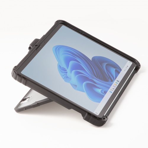 Surface Pro 12インチ用 耐衝撃ケース ハンドベルト ショルダーベルト スリムペン 純正キーボード 対応 キックスタンド