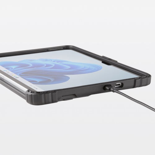 Surface Pro 12インチ用 耐衝撃ケース ハンドベルト ショルダーベルト スリムペン 純正キーボード 対応 キックスタンド