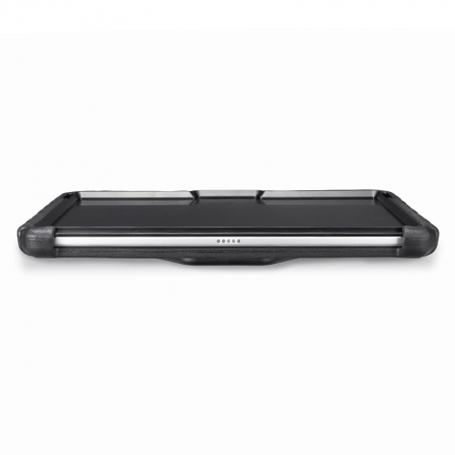 Surface Pro 12インチ 衝撃吸収ケース（耐衝撃・スタンド 付き・キーボード装着可・スリムペン固定可・法人・ブラック）