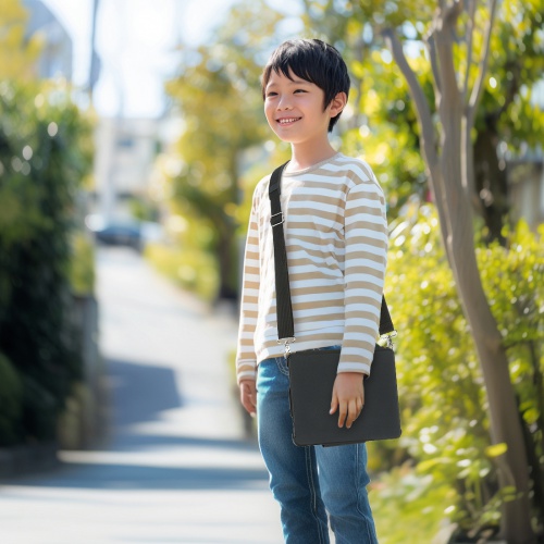 ショルダーベルト（iPadケース用・SKB-IP8BK 対応・肩あて・金属金具・斜め掛け・首掛け・ベルト長 750-1200mm）