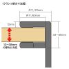 ヘッドホンハンガー（回転式・ヘッドホンかけ・おすすめ・ブラック） PDA-STN18BK サンワサプライ