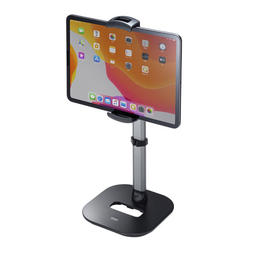 タブレット用スタンド（伸縮・高さ角度調節可能・テレワーク・オンライン会議・オンライン授業）