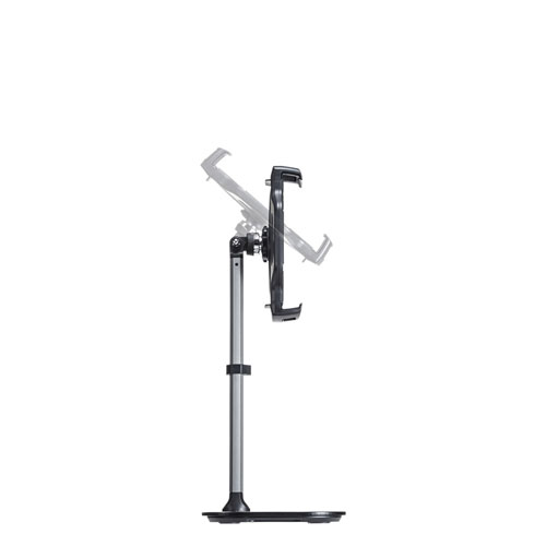 タブレット用スタンド（伸縮・高さ角度調節可能・テレワーク・オンライン会議・オンライン授業）