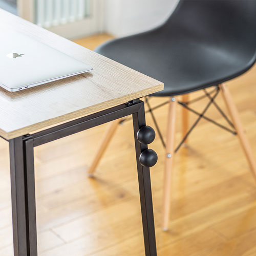 ノートパソコンスタンド（平置き・タブレット対応・コンパクトタイプ・軽量・ブラック）