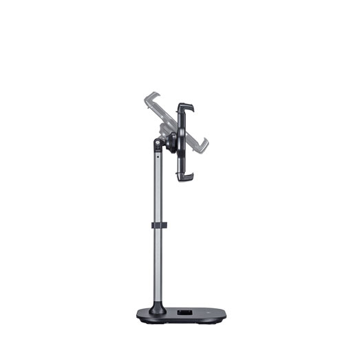 アームスタンド（スマートフォン用・伸縮・高さ調節タイプ・高さ0～158㎜・角度調節）