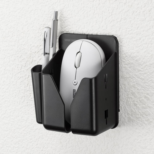 小物収納ポケット（左右幅調整機能付き・両面テープ・マグネット取り付け）