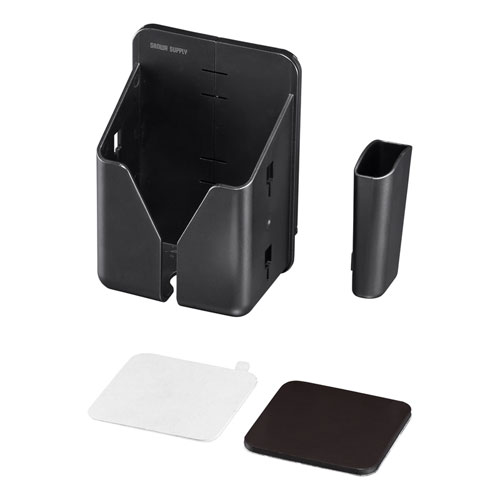 小物収納ポケット（左右幅調整機能付き・両面テープ・マグネット取り付け）