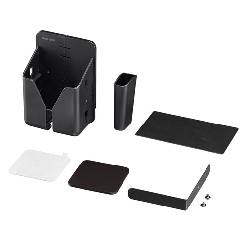 小物収納ポケット（左右・前後幅調整機能付き・両面テープ・マグネット取り付け）