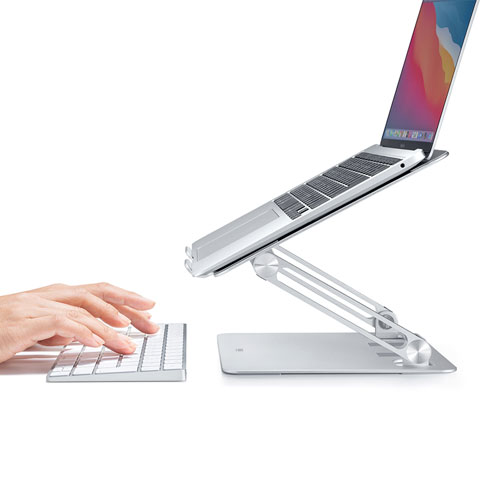 ノートパソコン用アルミスタンド（角度・高さ調整タイプ）