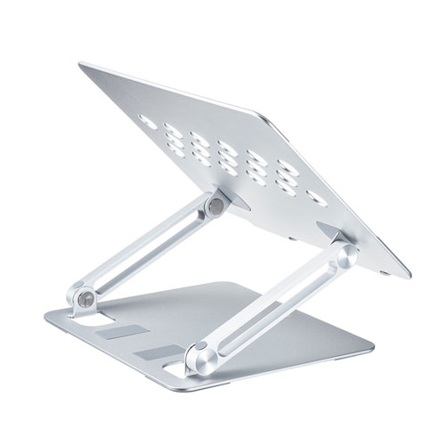 ノートパソコン用アルミスタンド（角度・高さ調整タイプ）