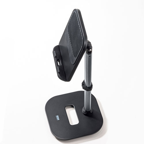 タブレット用伸縮アームスタンド（置き型・高さ調節タイプ） PDA-STN59BK サンワサプライ