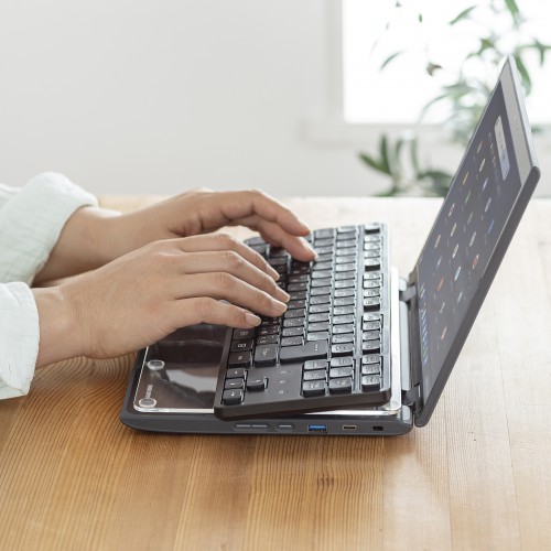 アクリル製ノートPCキーボード用カバーテーブル（Chromebook 11.6型用）PDA-STN64CL