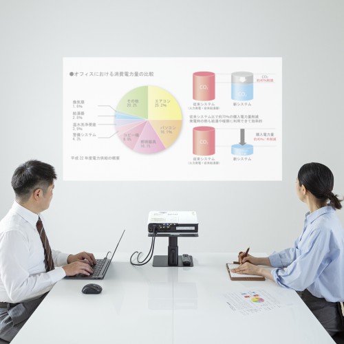 卓上スタンド（高さ調整・1本支柱タイプ・スチール製・耐荷重10kg）PDA-STN66BK