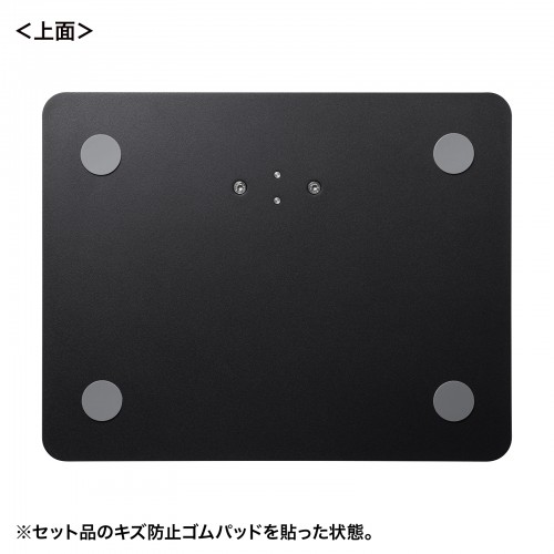 卓上スタンド（高さ調整・1本支柱タイプ・スチール製・耐荷重10kg）PDA-STN66BK