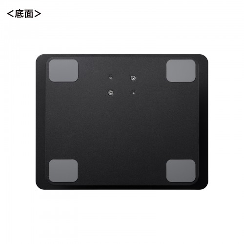 卓上スタンド（高さ調整・1本支柱タイプ・スチール製・耐荷重10kg）PDA-STN66BK