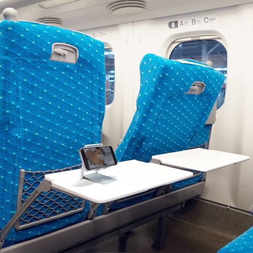 モバイルスタンド（折りたたみ式・超薄型9mm・アルミ製・冷却・無段階角度調整・持ち運び・タブレット・スマホスタンド・シルバー）