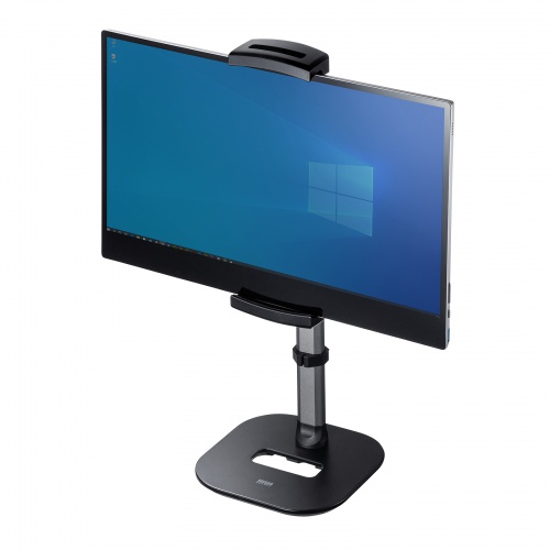 モバイルモニター用伸縮アームスタンド（高さ調節タイプ・15.8インチ対応）PDA-STN69BK