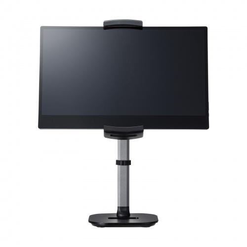 モバイルモニター用伸縮アームスタンド（高さ調節タイプ・15.8インチ対応）PDA-STN69BK