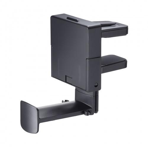 ドリンクホルダー付きヘッドホンフック（クランプ固定式・カップホルダー・クランプホルダー・ケーブルフック付き・ヘッドホンハンガー・ヘッドホンスタンド・360°回転・ヘッドホン2台対応・机・PCデスク）