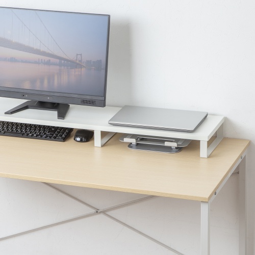 ノートパソコンスタンド（角度・高さ無段階調整タイプ・折りたたみ可能・スチール製・マグネット製品対応）PDA-STN78S