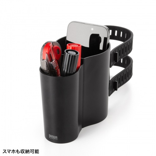 産業用ドリンクホルダー（小物ホルダー・シリコンラバー巻き付け固定・カップホルダー・フォークリフト・特殊車両）