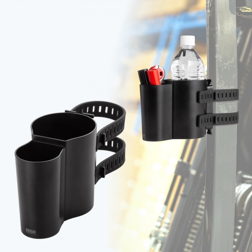 産業用ドリンクホルダー（小物ホルダー・シリコンラバー巻き付け固定・カップホルダー・フォークリフト・特殊車両）