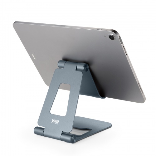 タブレットスタンド（折りたたみ式・ アルミ製・無段階・角度調整・2関節・iPad・Switch）