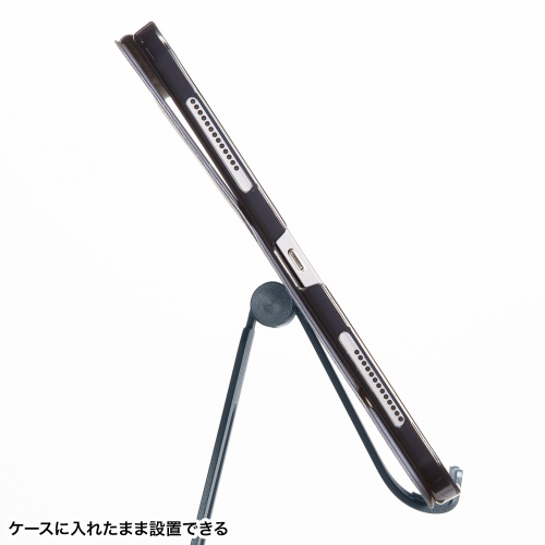 タブレットスタンド（折りたたみ式・ アルミ製・無段階・角度調整・2関節・iPad・Switch）